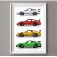 thumbnail image 3 of GT3 RS-póster de supercoche de generación de coches, lienzo impreso, pintura, decoración del hogar, regalo de decoración de arte de la pared para amantes del coche, sin marco, 911, 3 of 4