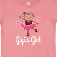 thumbnail image 4 of Inktastic Gigis Girl Ballerina Monkey Girls Baby T-Shirt, 4 of 5