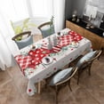 thumbnail image 2 of Red Poppy Flower Meadow Round Tablecloths for Dining Table Waterproof Table Cover for Kitchen Living Room, 2 of 6