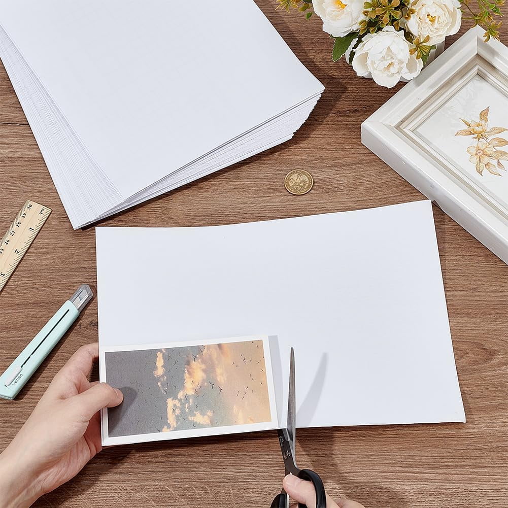50 Pcs Self Adhesive Laminating Sheets 8.4x11.8 Inch Waterproof Self Sealing Laminating Sheets