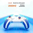 thumbnail image 3 of 2 Pro Controlador de Juego Inalámbrico Frecuencia de Retorno de 2000 Hz Controladores Somatosensoriales para Android/IOS/NS/Steam Azul, 3 of 10