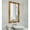 Gold, variant on Tyler Dillon Black Rectangular Beaded Texture Wood Framed Wall Mirror - 36"H x 24"W