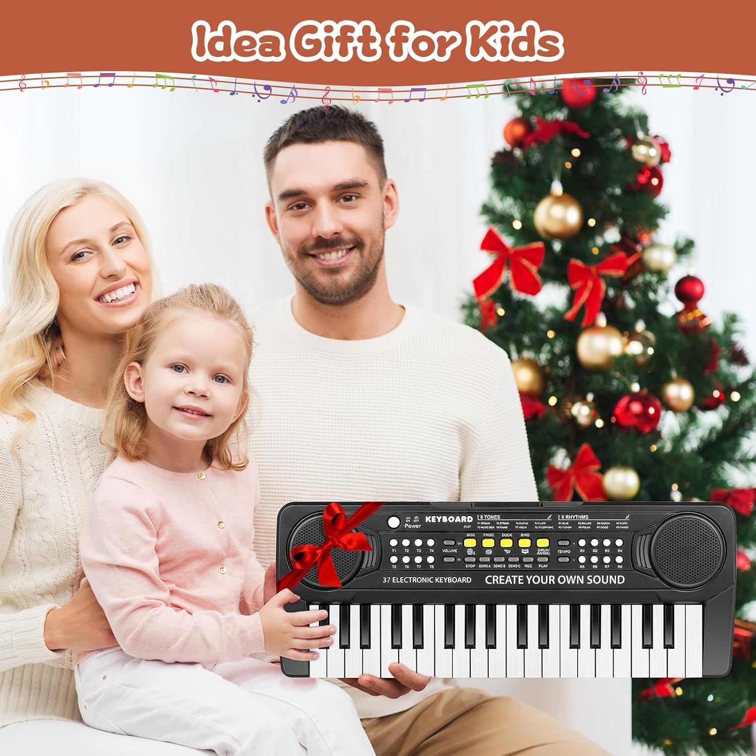 Mixfeer 37-Key Portable Electronic Piano Keyboard for Kids photo 8