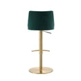 thumbnail image 2 of Taburete Whiteline Modern Living Carter Ergonomic Verde Oro, 2 of 9