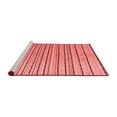 thumbnail image 2 of Ahgly Company Machine Washable Indoor Square Abstract Red Modern Area Rugs, 7' Square, 2 of 4