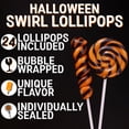 thumbnail image 5 of Halloween Swirl Lollipops, Trick or Treat Candy, 24 Count, 10.16 Ounce Box, 5 of 8