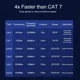 thumbnail image 4 of Cable Ethernet SAMZHE Cat8 SFTP Cable de conexión Cat 8 UTP Lan Cable de 10 Gbps, 25 Gbps, 40 Gbps para computadora RJ45, redes, 4 of 5