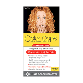 Color Oops Extra Strength Hair Color Remover Bleach Free Dye
