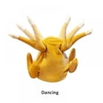 thumbnail image 3 of Soft Plush Fabric Electric Dancing Turkey Hat ,Light Up Thanksgiving Christmas Theme Novelty Hat,Holiday Parties Decoration Toys, One Size(without Battery), 3 of 7