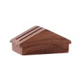 thumbnail image 3 of Tnarru Support en Noyer Fait Main Support à Expresso en Bois Réutilisable pour Comptoir 51/53/58mm pour Maison Café 2 Compartiments, 3 of 8
