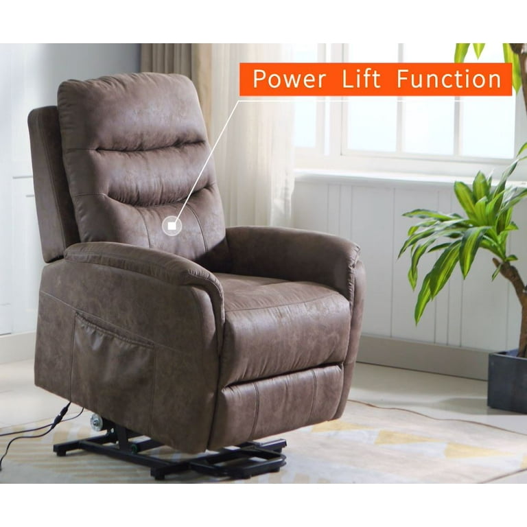 Lifesmart Deluxe Palomino Fabric 3 Motor Lift Chair Recliner