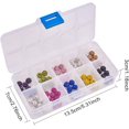thumbnail image 5 of 100 PCS 8mm Pave Czech Rhinestone Disco Ball Clay Spacer Beads with 1mm Hole 10 Assorted Colors Round Polymer Clay Charms Beads for Shamballa Jewelry Making Colorful, 5 of 5