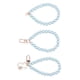 thumbnail image 1 of 3 pulseras de perlas brillantes Bling Bling H52 azul claro, 1 of 12