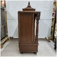 thumbnail image 6 of Wooden Temple Indian Traditional Temple for Home Teak Wood Temple Home Mandir Pooja Ghar South Indian Temple Handmade Mandir Pooja Mandir Indian Handcrafted Temple Pooja Mandap Decor - AtoZ India Cart, 6 of 8