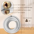 thumbnail image 2 of iMeshbean 50ft Insulated Line Set 1/4" & 3/8" Copper Tubing Pipe Extension AC mini Split Ductless Line w/5 Tapes, 2 of 10