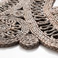 thumbnail image 3 of SAFAVIEH Natural Fiber Stamen Solid Area Rug, Grey, 8' x 8' Round, 3 of 7