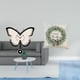 thumbnail image 2 of Reloj de pared colgante, funda de almohada decorativa, moderno, minimalista, acrílico, poliéster, único, adecuado para sala de estar., 2 of 8