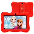 thumbnail image 1 of Contixo 7 inch Kids Tablet 2GB RAM 32GB WiFi Android 10 Tablet For Kids, Kickstand Camera Bluetooth Parental Control Learning Apps for Toddlers Children Kid-Proof Protective Case, V9-3, 1 of 8