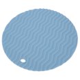 thumbnail image 3 of Alfombrilla caliente de silicona, almohadillas aislantes redondas antideslizantes de grado alimenticio con orificio para colgar para salón de belleza HomeBlue, 3 of 8