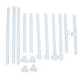 thumbnail image 2 of Embroidery Frame Table, Multipurpose 99x73cm Surface Height Adjustment Cross Stitch Frame Stand Lightweight  for Craft Sewing Projects, 2 of 7