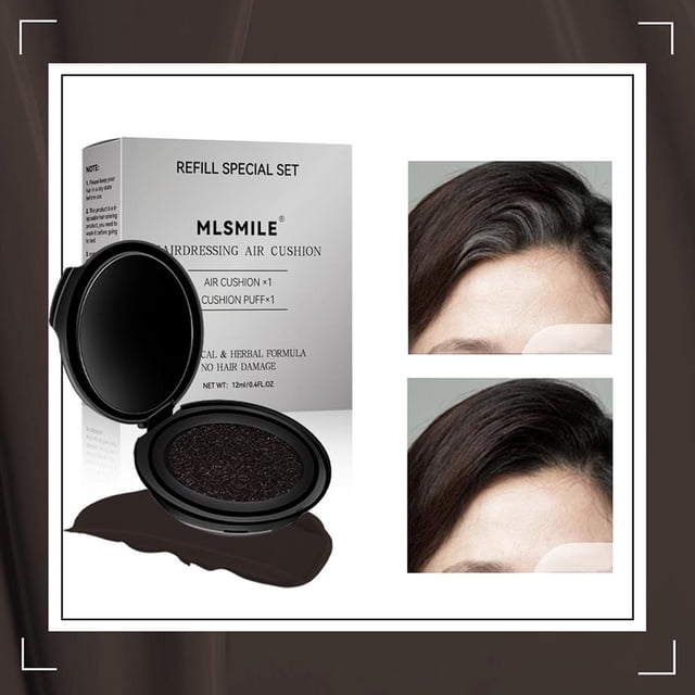 Disposable Hair Dye Touch Up Stick, Quick White Hair & Temple Coverage, Natural Root Concealer for Instant Hair Color Refresh, Black 70g