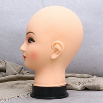 FRCOLOR Multi Color Resin Mannequin Head for Hair Styling Practice Ideal for Cosmetology Students 10.5 Inch