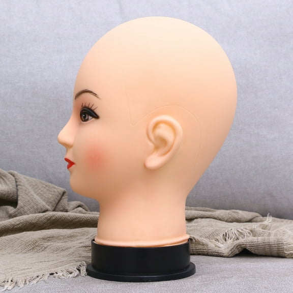 FRCOLOR Multi Color Resin Mannequin Head for Hair Styling Practice Ideal for Cosmetology Students 10.5 Inch