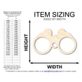 thumbnail image 2 of Unfinished Wood Binoculars Shape 30" / 1/4", 2 of 3