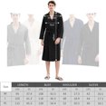 thumbnail image 4 of Robes for Men, CaiDieNu Mens Robe, Lightweight Soft Spa Nightgowns Pajamas for Men with Pockets, Navy Blue XL, 4 of 11
