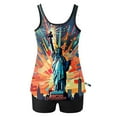 thumbnail image 5 of Summer Savings! Enjoytime 4Th Of July Tankini Swim Suits for Women Tummy Control Bathing Suits for Women Athletic Two Piece Swimsuit with Boyshorts, 5 of 6