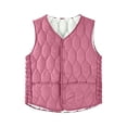 thumbnail image 6 of Purcolt Womens Quilted Padded Puffer Vest Lightweight Casual Collarless Sleeveless Snap Button Front Jackets with Pockets, 6 of 9