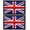 UK, variant on Anley Tactical USA Flag Embroidered Patches (2 Pack) - 2"x 3" American US Flag Military Uniform Sew On Emblem Patch - Loop & Hook Fasteners Attach to Tactical Hats, Garment & Gears