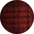 thumbnail image 1 of Ahgly Company Indoor Round Southwestern Red Country Area Rugs, 3' Round, 1 of 4