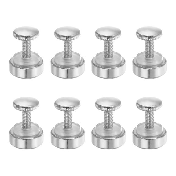 Uxcell M4x0.7 Standoff Screws with Spacers, 8 Pack Wall Mounting Hardware Thumb Screw Fasteners for Acrylic Glass Signs