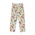 thumbnail image 2 of Vsdgher Lobster Sea Shell Print Mens Pajama Pants Sleep & Lounge Pants, PJ Bottoms With elastic waistb and Pockets, 2 of 5