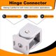 thumbnail image 4 of 2X Conector de Junta Pivotante Flexible de Aleación de Zinc Fundido A Presión para Perfil de Extrusión de Aluminio Serie 2020 para Perfil de Aluminio, 4 of 5