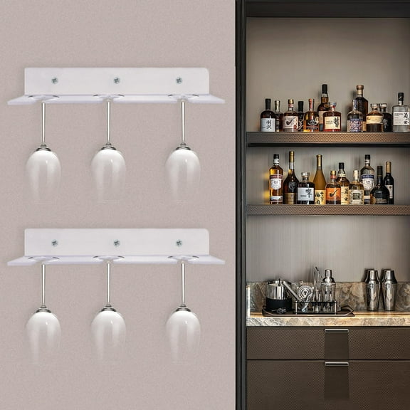 Zxsyw Acrylic Wine Glass Holders for Outdoor Parties, Durable Drinkware Organizers, Stylish Tabletop Wine Accessories