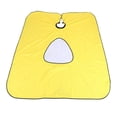 thumbnail image 3 of Delantal visible de peluquero impermeable para colorear resistente a las amarillo Zulema capa de barbero, 3 of 7