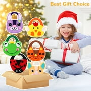 Special ABC Party - Cute Purse Sewing Kit for Kids 3-5 Pre-Punched 6 DIY Handbag Toddlers Candy Bag