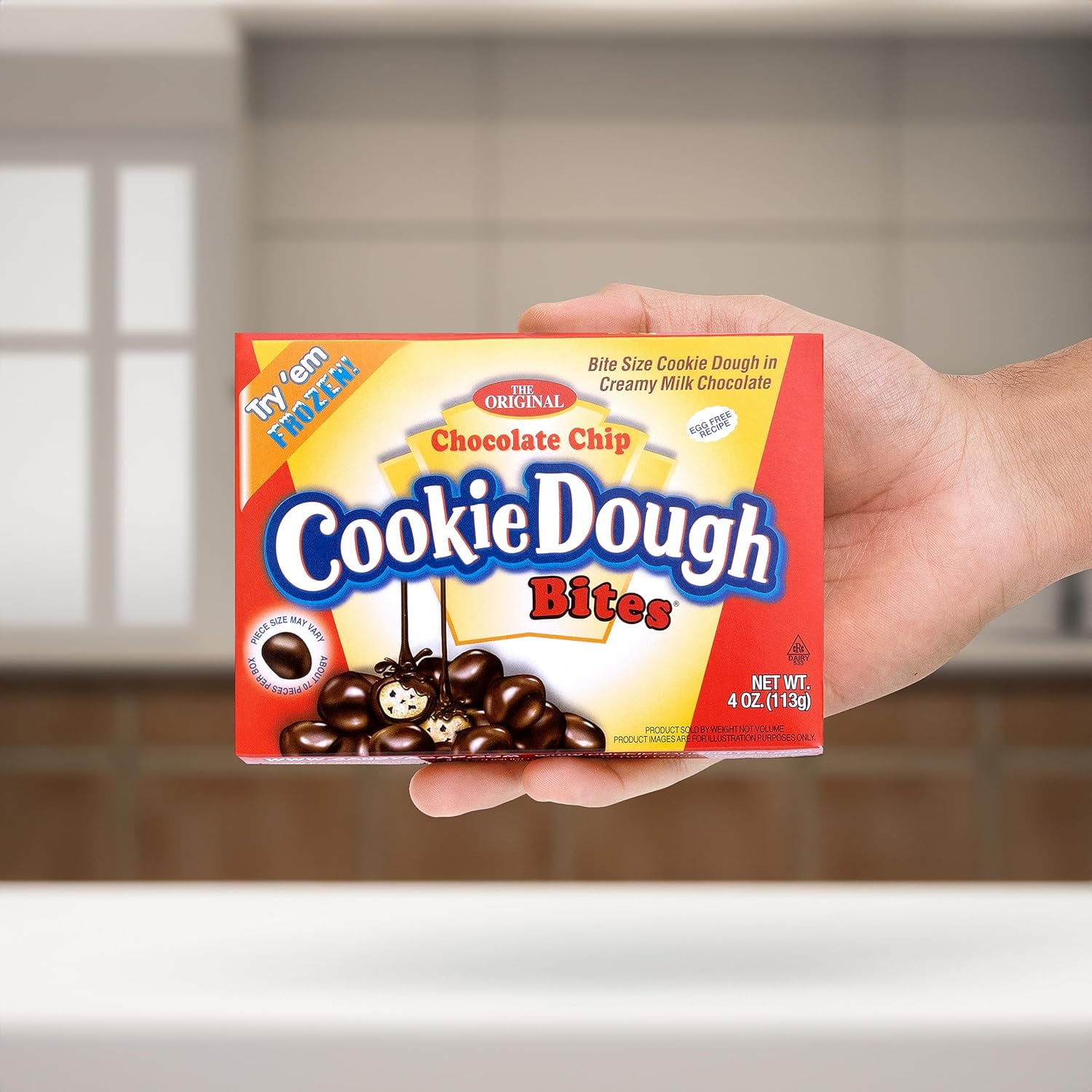 Cookie Dough Bites Chocolate Chip, 3.1 Oz, 12 Ct