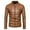 Khaki, variant on Fgnfyis Leather Jackets for Men Slim Fit Border Autumn Winter Motorcycle Casual Pu Plus Size Korean Style Mens Jackets Grey M