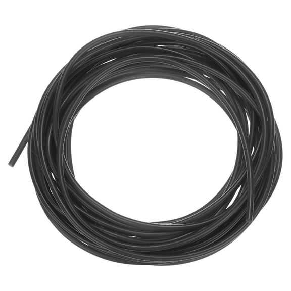Uxcell Silicone Tubing, 1/25inch(1mm) ID x 1/8inch(3mm) OD Silicone Rubber Vacuum Tube, 20ft(6 M) High Temp Water Air Hose Pipe [Black]
