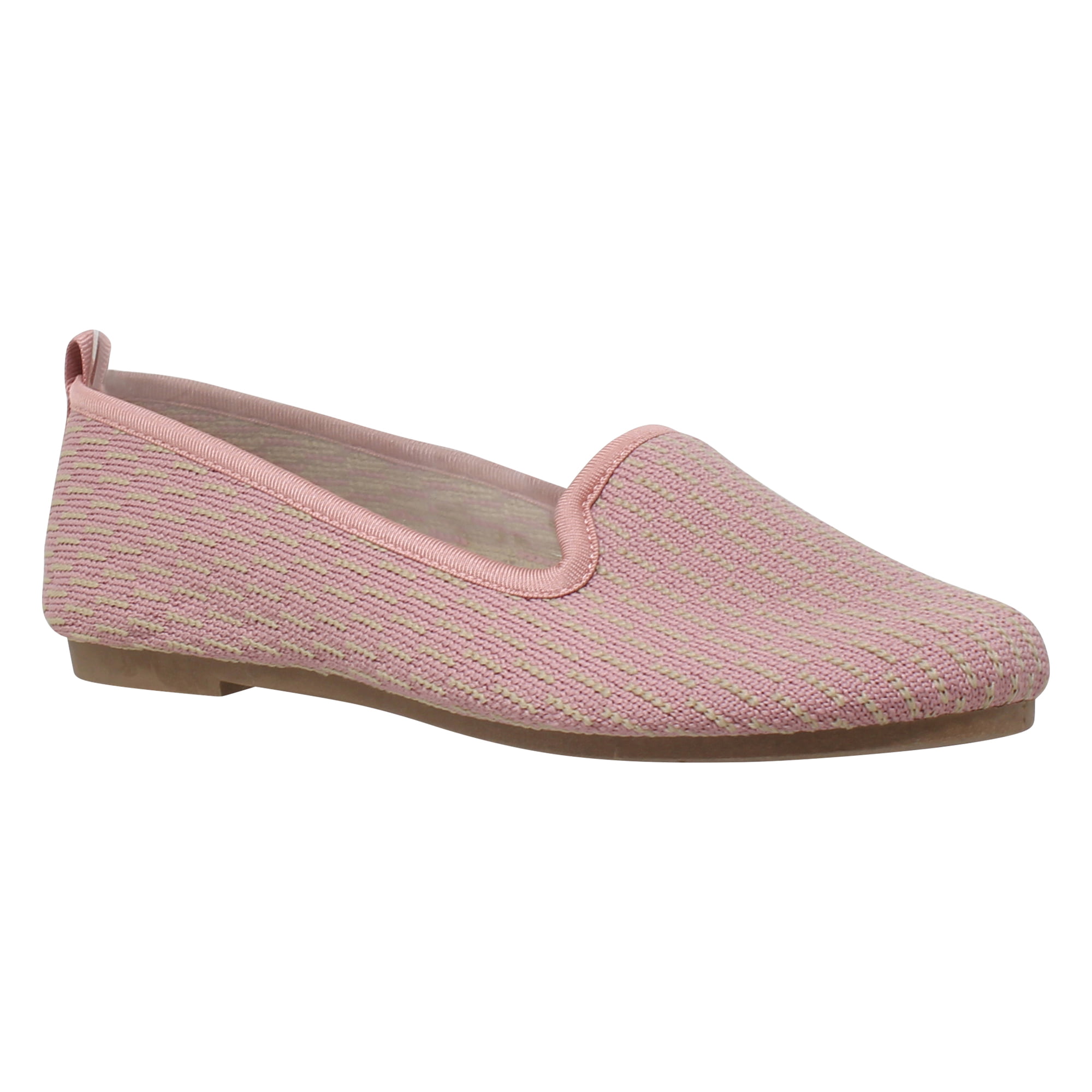 Women's Wal Mart Brand Ballet Flats Solid Pink Size 9.5  NEW Casual Shoes 
