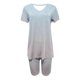 thumbnail image 4 of Blusas para las Mujeres Casual, Cuello en V de Manga Corta Impresa Superior Y Suelto Pantalones Cortos, Conjuntos de Moda de Verano, 4 of 4