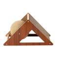 thumbnail image 2 of Cat Scratcher Toy, Natural Sisal Cat Scratching Ball, Interactive Solid Wood Pet Toy, 2 of 8