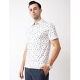 thumbnail image 2 of Chemises de Golf pour Hommes à Manches Courtes, Évacuation de l'Humidité, Ajustement Sec, Motifs Imprimés, Col à Revers, Performance Polo Chemises de Golf pour Hommes, 2 of 6