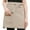 Khaki, variant on Grandest Birch 3PCS Unisex Waterproof Half Apron with Pocket Waitress Chef Waist Apron Resistant Restaurant Cafe Lace-up Short Apron Khaki