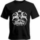 thumbnail image 1 of Camisetas gráficas informales de manga corta con silueta de alce de Feliz Navidad para hombre, 1 of 8