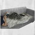 thumbnail image 6 of Black and White Soft Flannel Fleece Blanket, Lonely Tree in Field with Many Leafless Branches Countryside Vintage, Cozy Plush for Indoor and Outdoor Use, 50" x 70", Ivory Dark Grey, by Ambesonne, 6 of 6