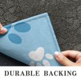 thumbnail image 6 of Blue Dog Paw Footprint Door Rugs,Washable Non Slip Door Mats Indoor,Decorative Door Mats,Entry Mat Indoor for Entrance,Bedroom,Kitchen,Bathroom,16"x47", 6 of 6